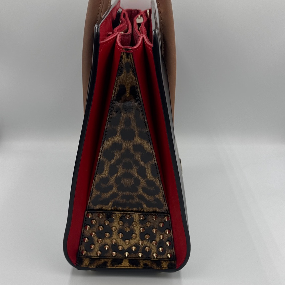 Christian Louboutin Paloma - Black Tote Red Interior & Adjustable Strap - Picture 5 of 14